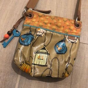 Fossil Key Per birdcage bag